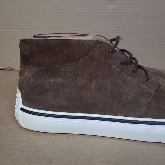 Tod's Suede Brown Desert Boot Sneaker  Casual Men Sz 12 - Picture 16 of 16